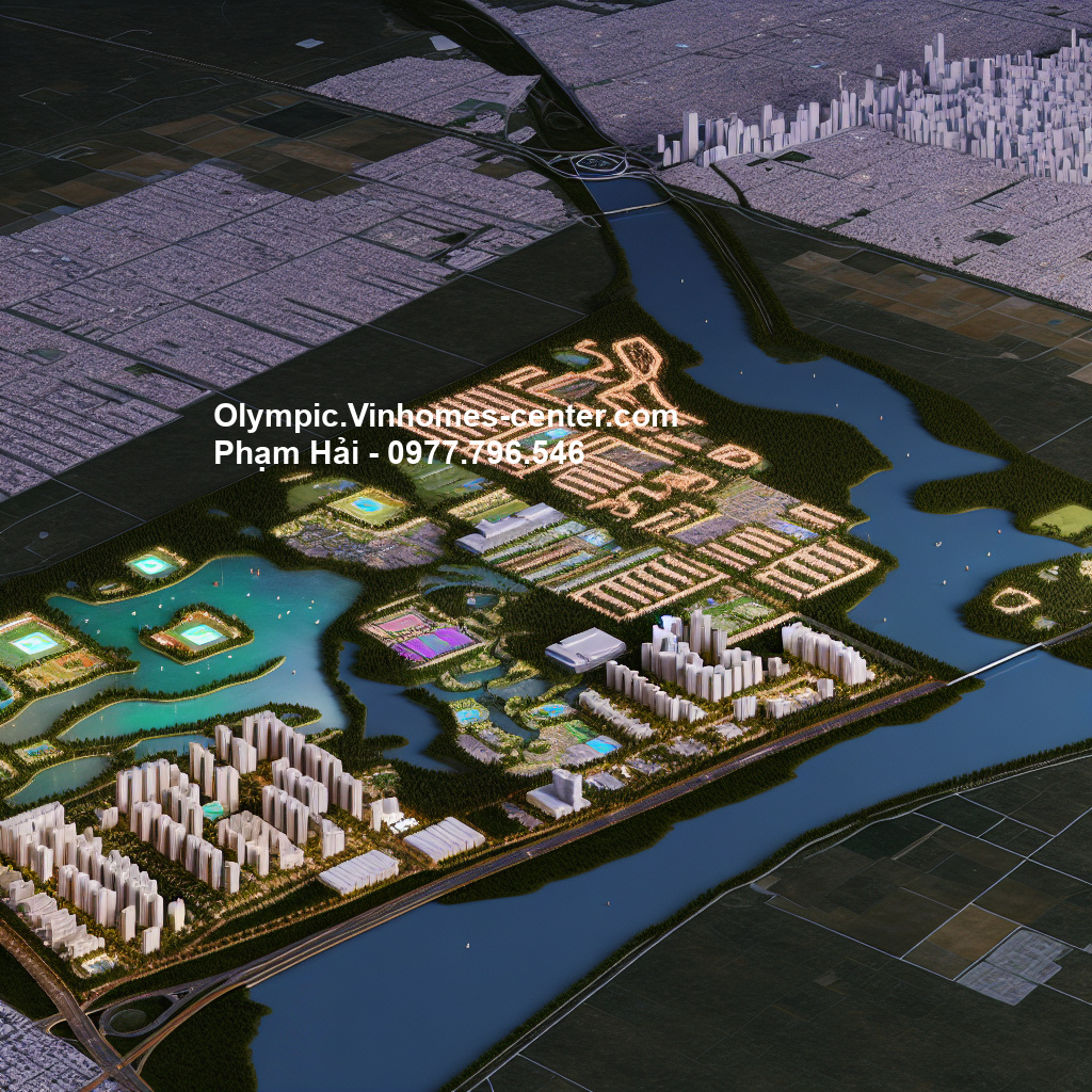 Bản đồ quy hoạch Vinhomes Olympic 1/2000 - hình ảnh minh họa dự án