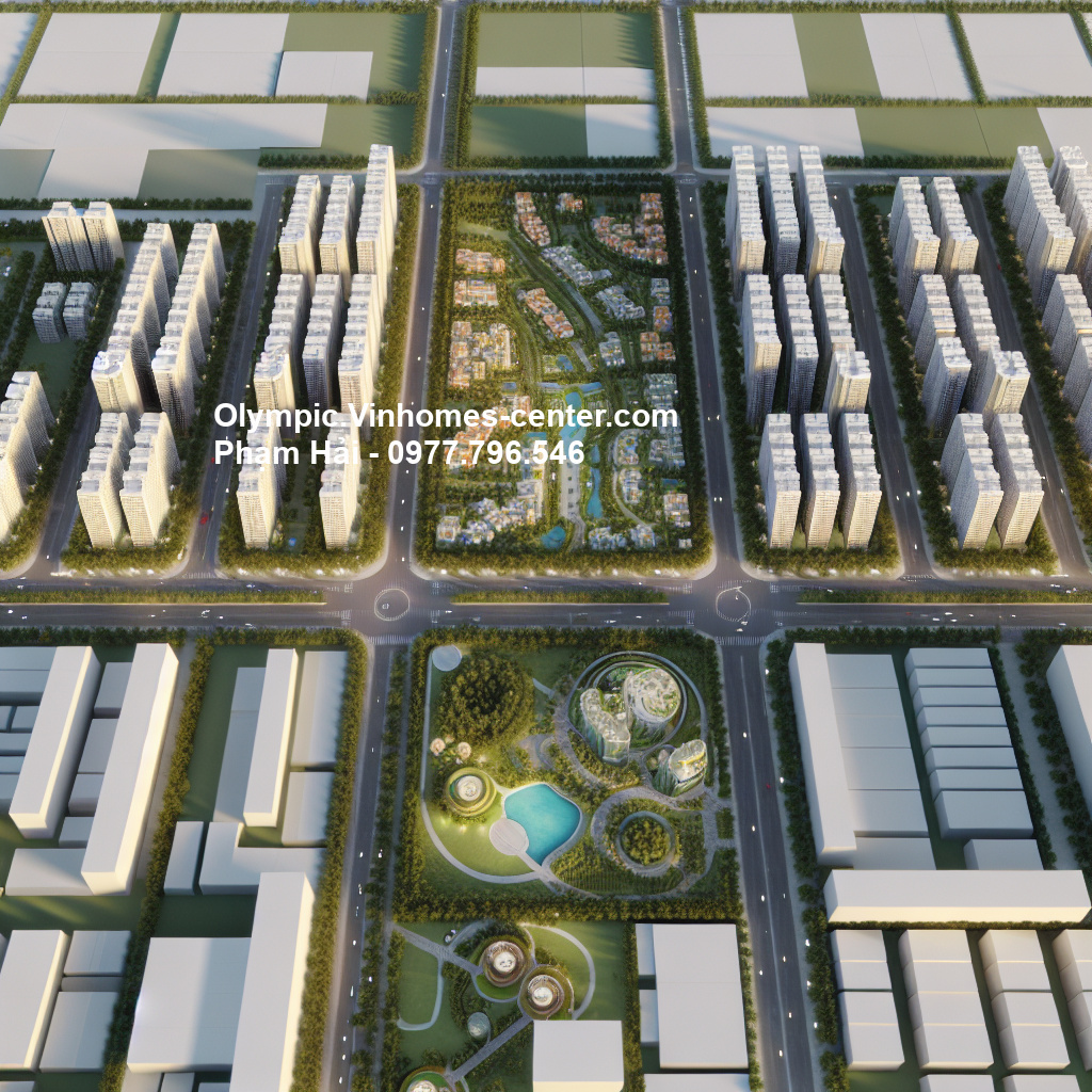 Phối cảnh tổng thể dự án Vinhomes Hạ Long Xanh