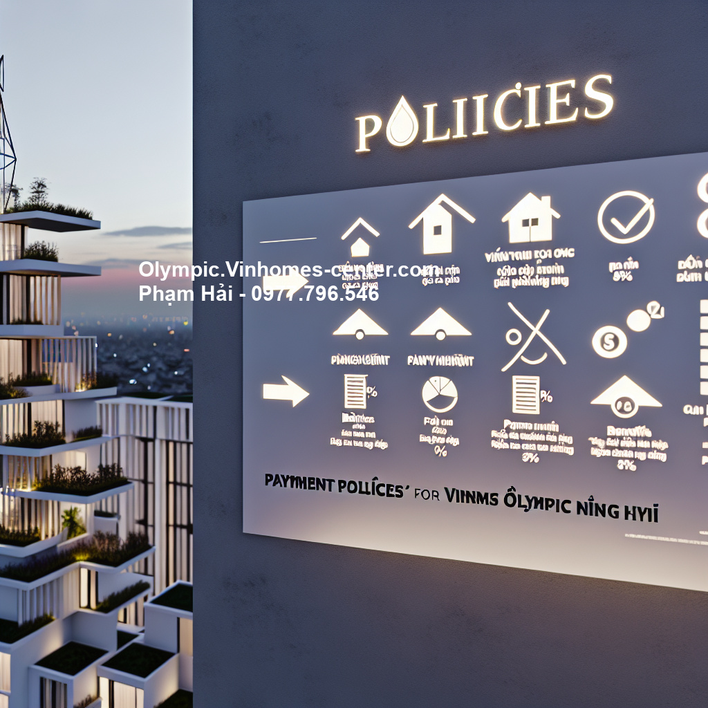 Chính sách thanh toán Vinhomes Olympic - hình ảnh minh họa dự án