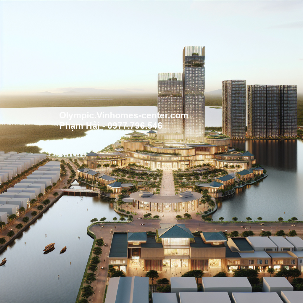 Công trình điểm nhấn Vinhomes Olympic - hình ảnh minh họa dự án