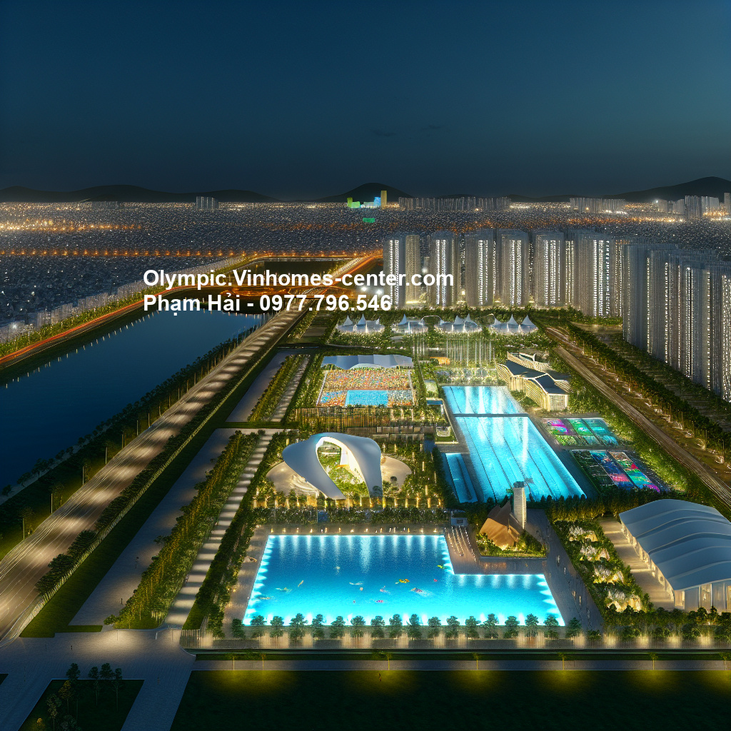 Cung thể thao Aquatic Center Vinhomes Olympic - hình ảnh minh họa dự án