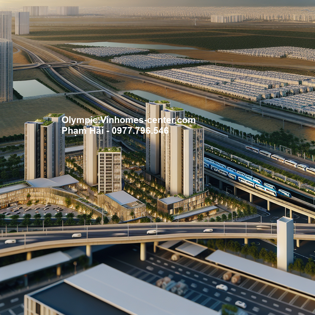 Hạ tầng giao thông Vinhomes Olympic - hình ảnh minh họa dự án