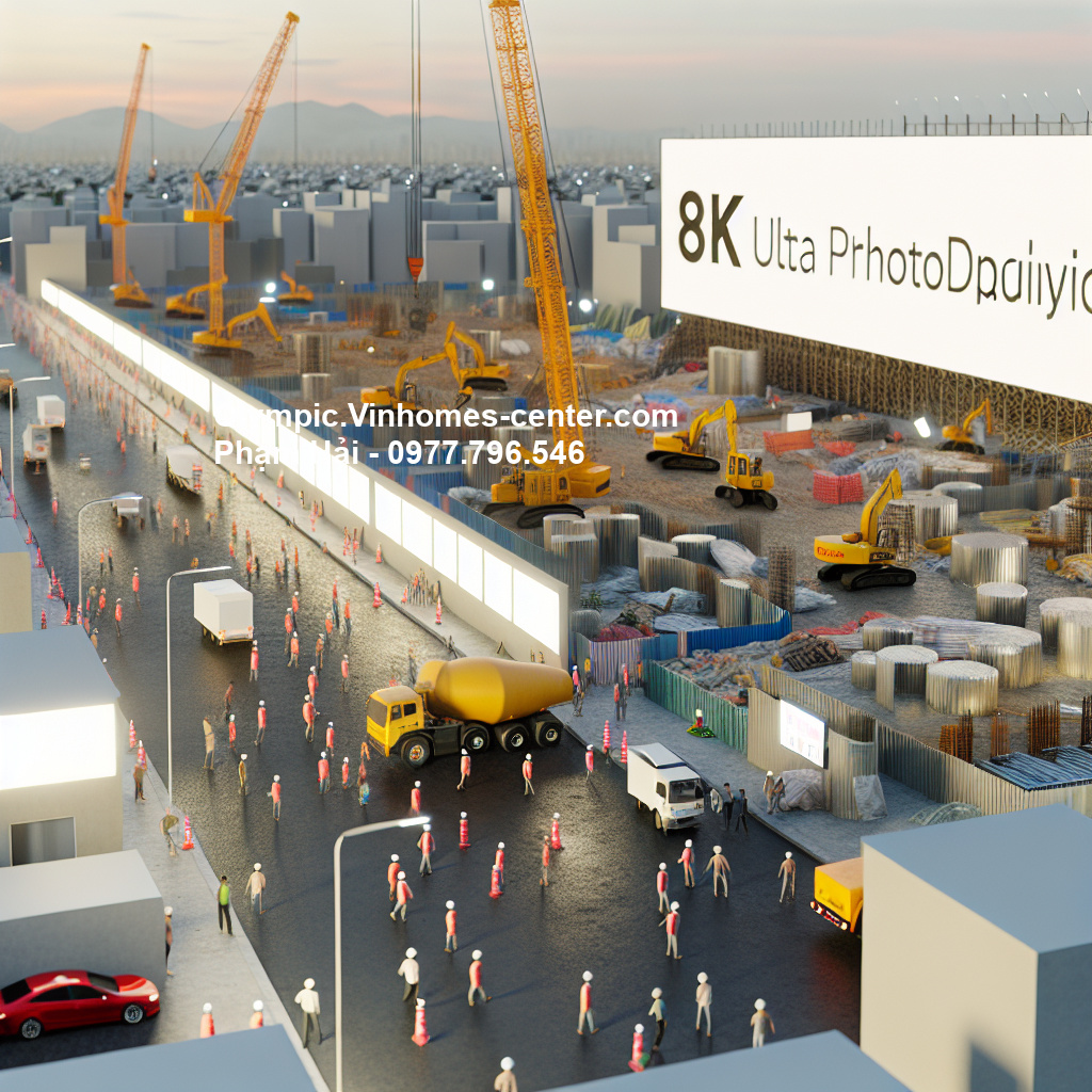 Lịch khởi công Vinhomes Olympic - hình ảnh minh họa dự án