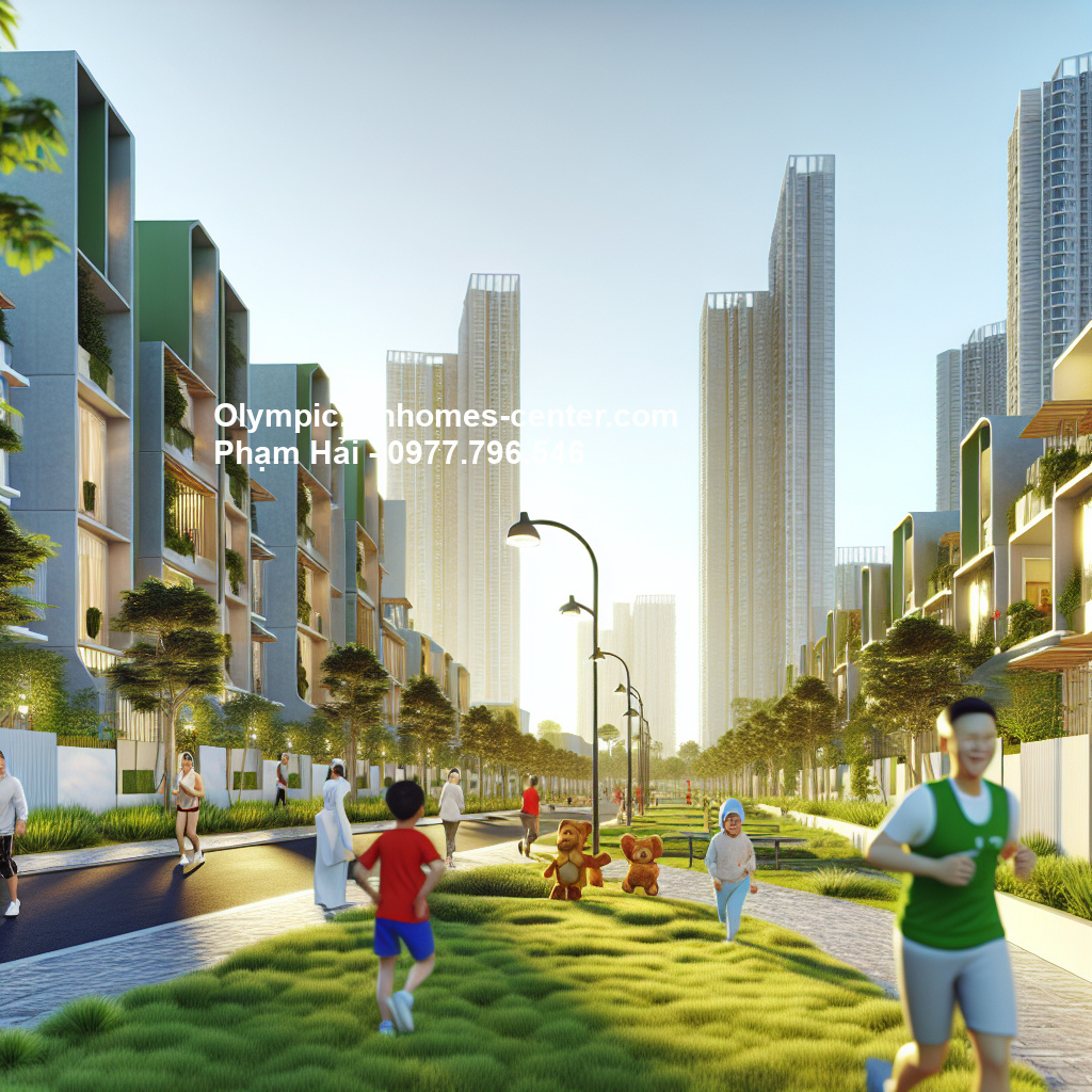 Môi trường sống tại Vinhomes Olympic - hình ảnh minh họa dự án