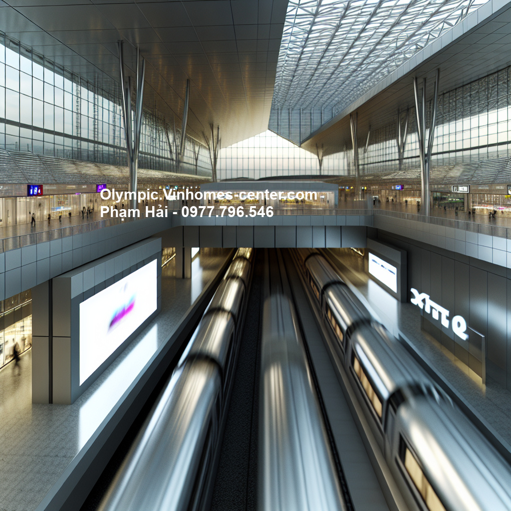 Nhà ga đường sắt Bắc Nam gần Vinhomes Olympic - hình ảnh minh họa dự án