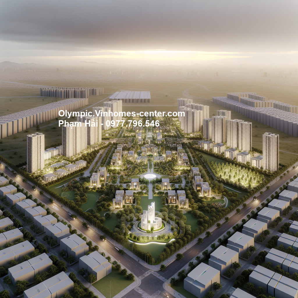 Phân khu A B C Vinhomes Olympic - hình ảnh minh họa dự án