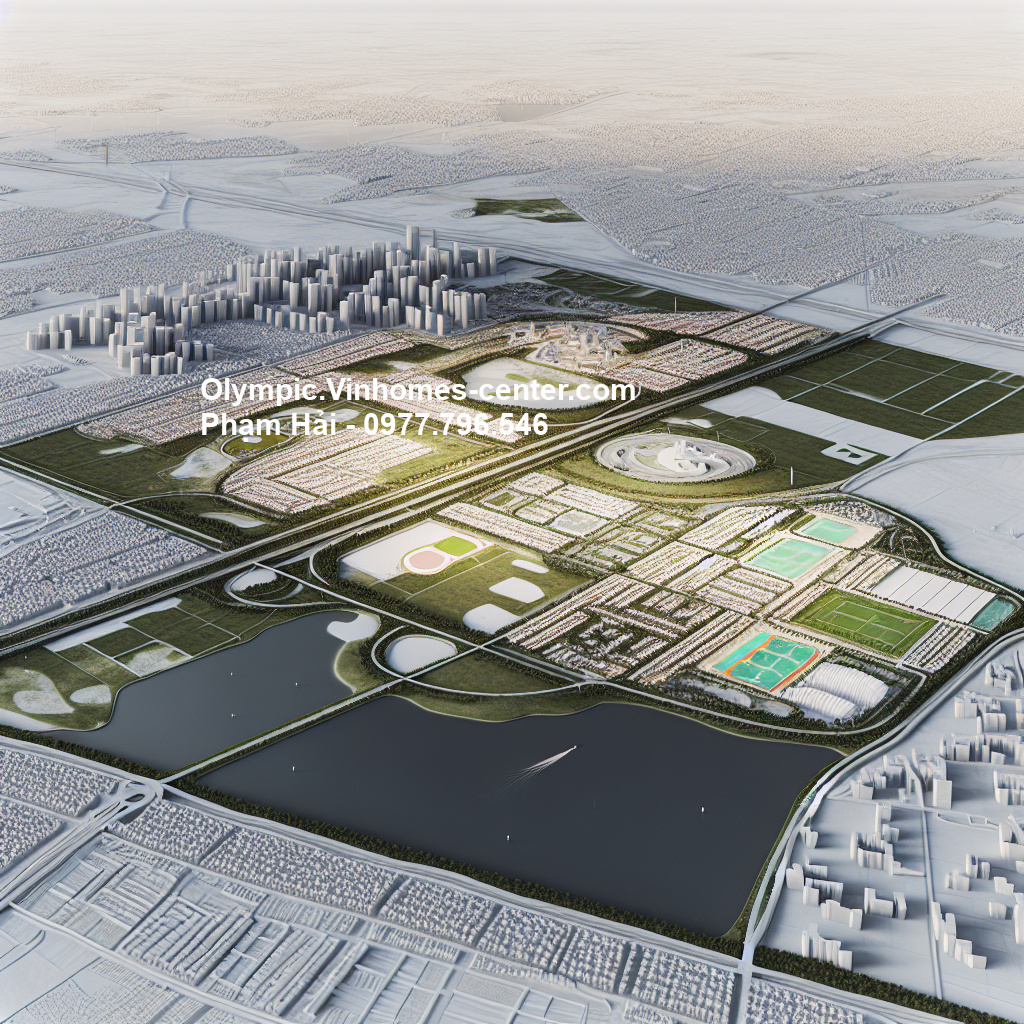 Quy hoạch phân khu Vinhomes Olympic - hình ảnh minh họa dự án