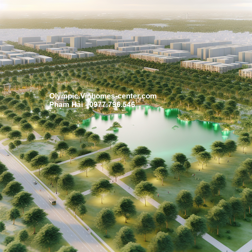 Thiết kế cảnh quan Vinhomes Olympic - hình ảnh minh họa dự án