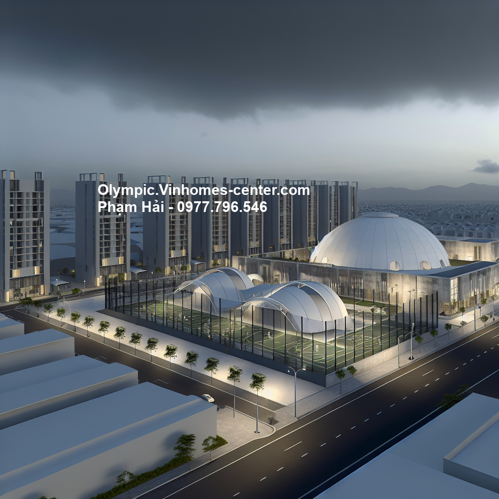 Thiết kế kiến trúc Vinhomes Olympic - hình ảnh minh họa dự án