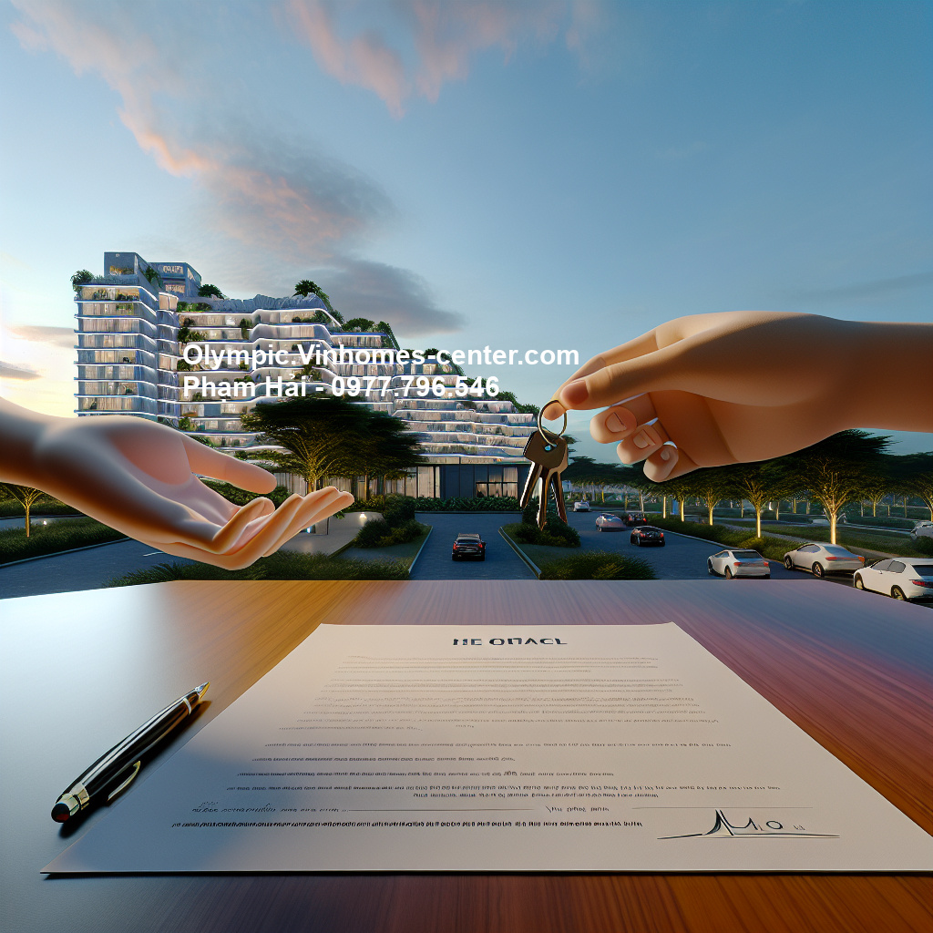 Thủ tục chuyển nhượng Vinhomes Olympic - hình ảnh minh họa dự án
