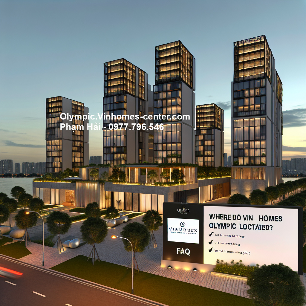 Vinhomes Olympic nằm ở đâu - hình ảnh minh họa dự án