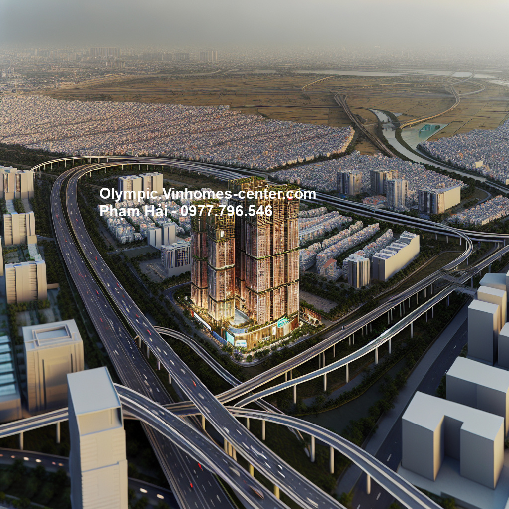 hạ tầng giao thông Vinhomes Olympic - hình ảnh minh họa dự án