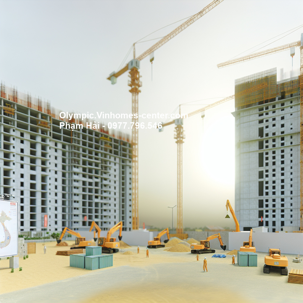 Cập nhật tiến độ Vinhomes Olympic - hình ảnh minh họa dự án