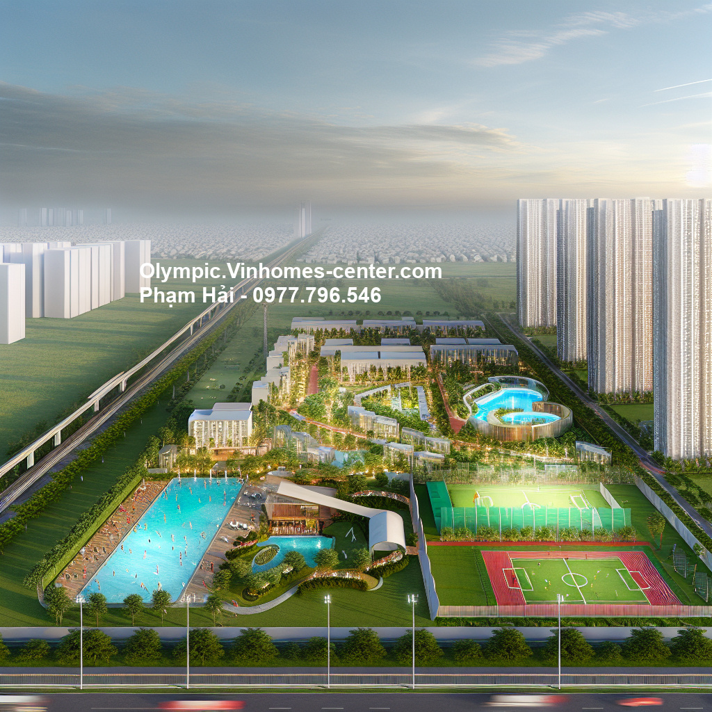 Công viên thể thao Vinhomes Olympic - hình ảnh minh họa dự án