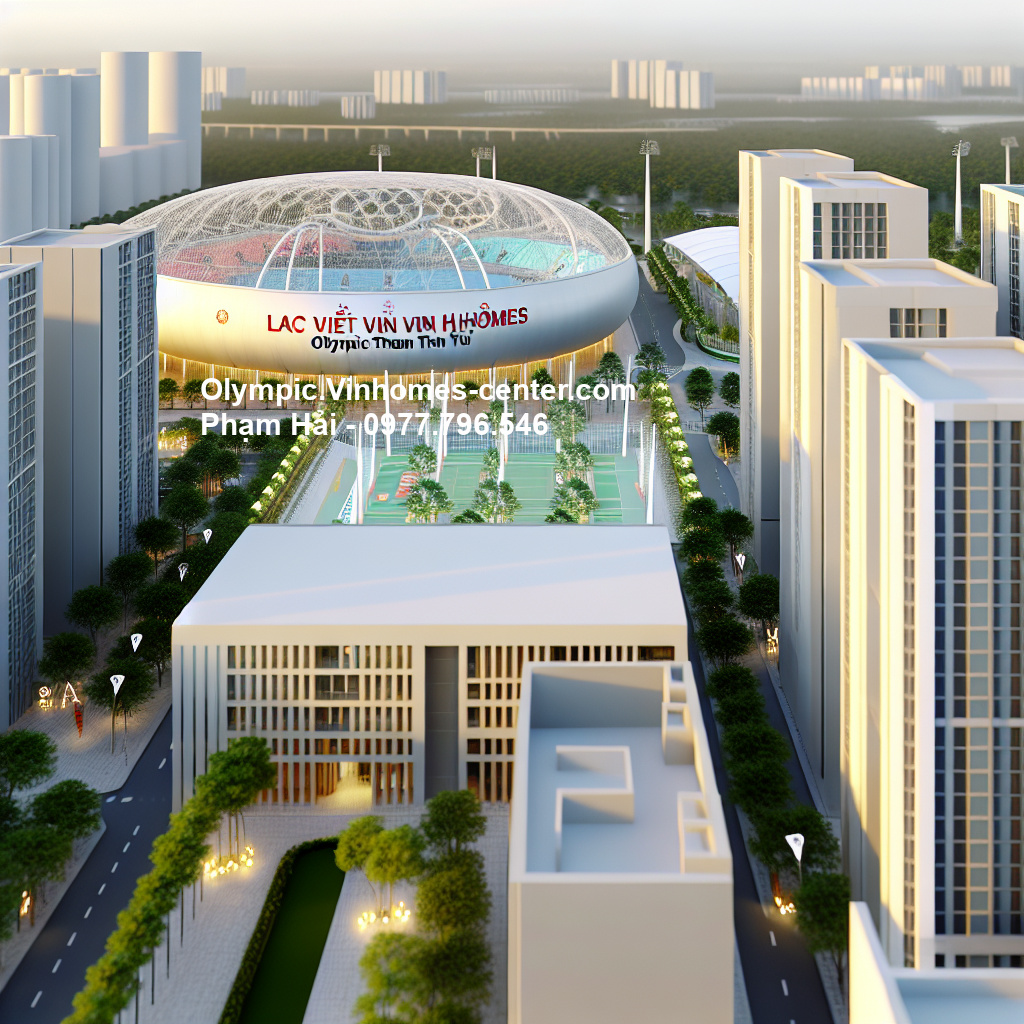 Kiến trúc sân vận động Lạc Việt Vinhomes Olympic - hình ảnh minh họa dự án