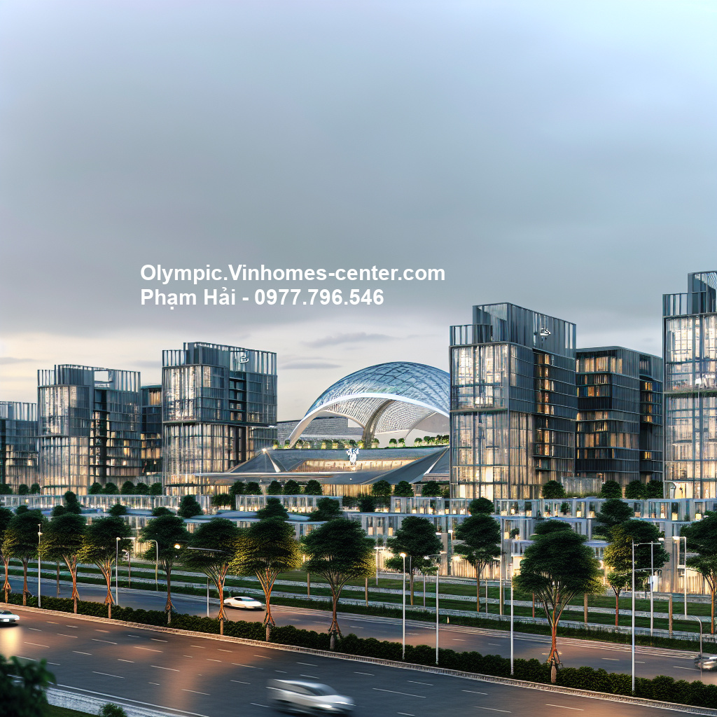 Thiết kế cảnh quan Vinhomes Olympic - hình ảnh minh họa dự án