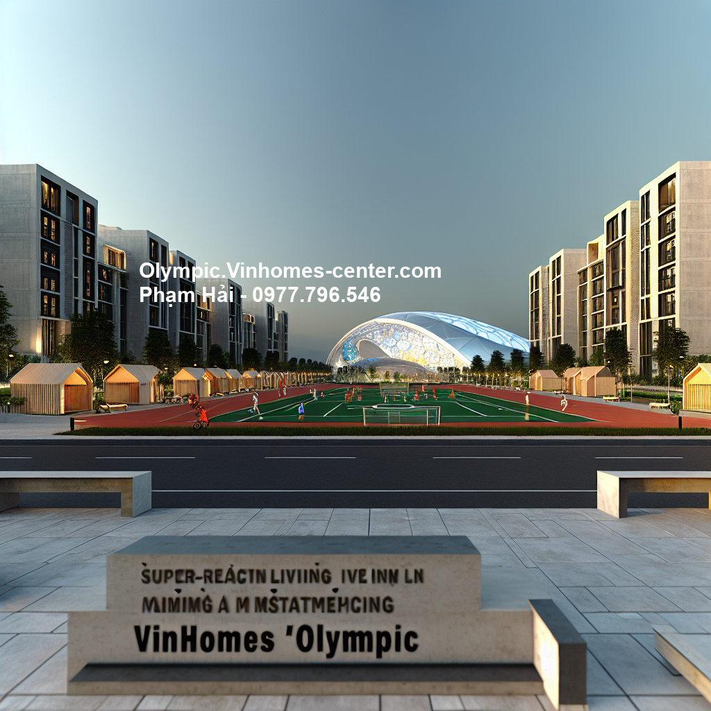 Thiết kế cảnh quan Vinhomes Olympic - hình ảnh minh họa dự án