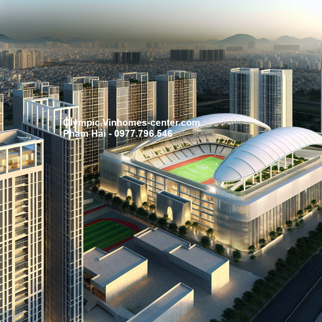 Thiết kế cảnh quan Vinhomes Olympic - hình ảnh minh họa dự án
