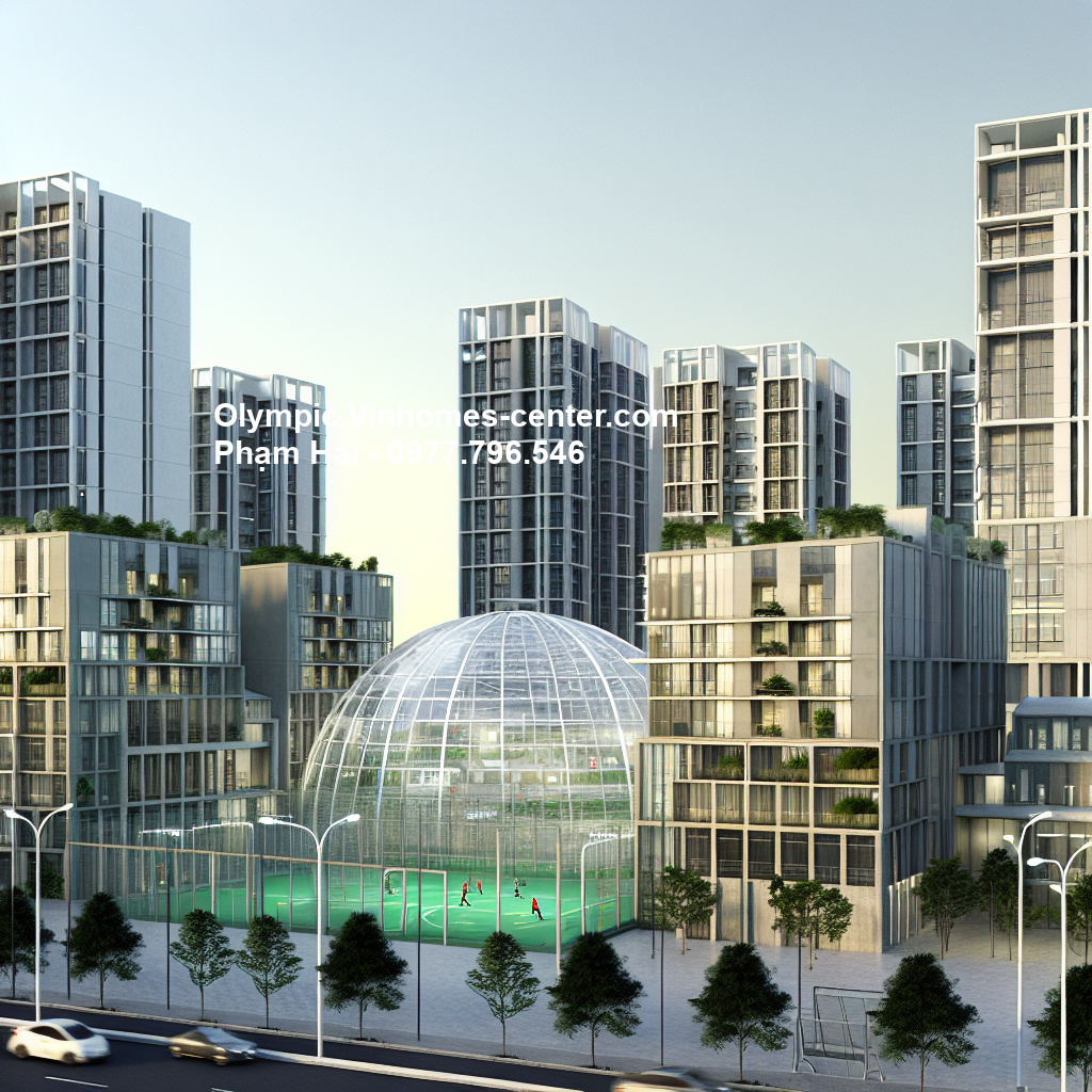 Thiết kế cảnh quan Vinhomes Olympic - hình ảnh minh họa dự án