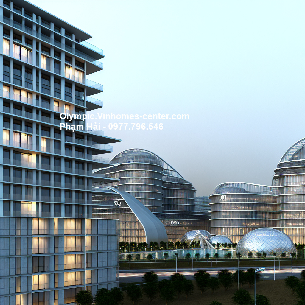 Thiết kế cảnh quan Vinhomes Olympic - hình ảnh minh họa dự án