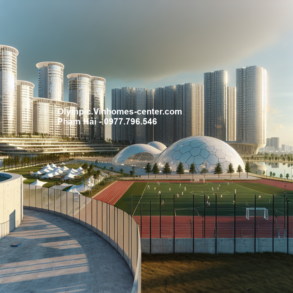Thiết kế cảnh quan Vinhomes Olympic - hình ảnh minh họa dự án