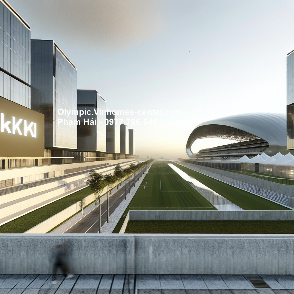 Thiết kế cảnh quan Vinhomes Olympic - hình ảnh minh họa dự án