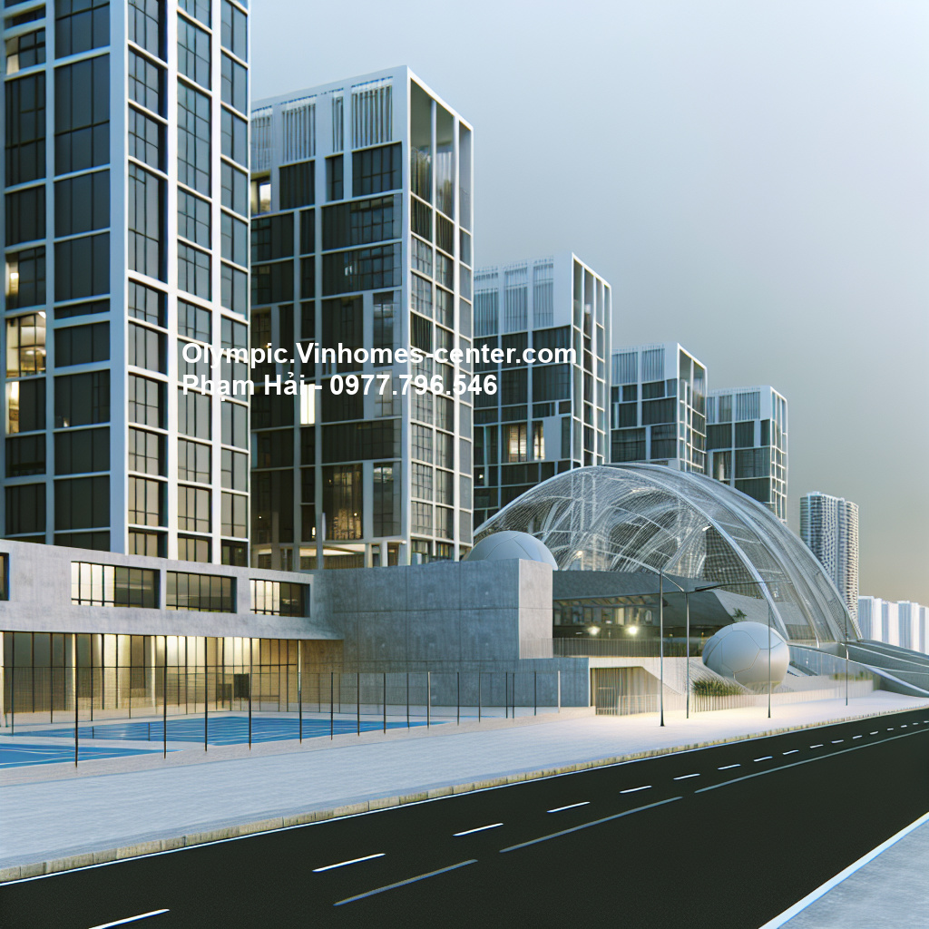 Thiết kế cảnh quan Vinhomes Olympic - hình ảnh minh họa dự án