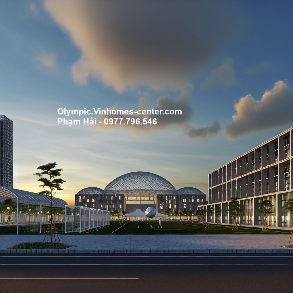 Thiết kế cảnh quan Vinhomes Olympic - hình ảnh minh họa dự án