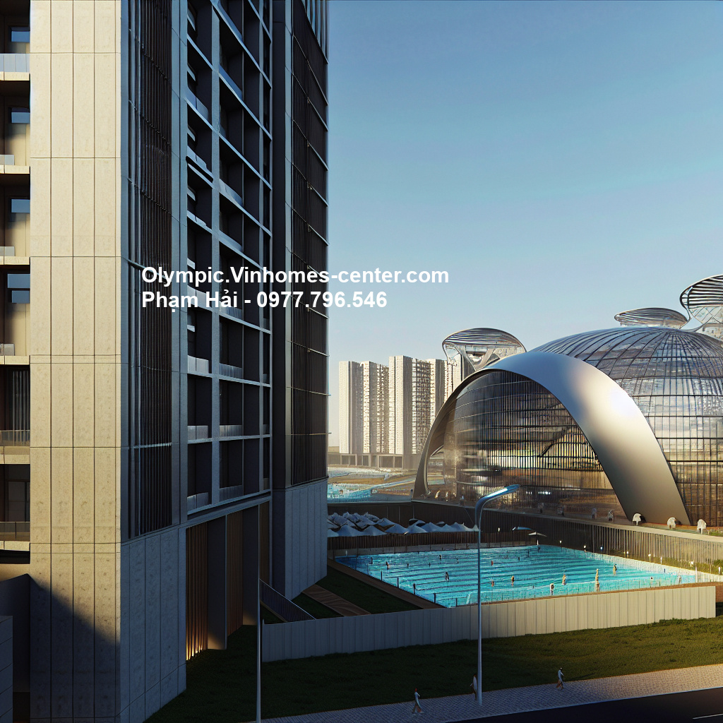 Thiết kế cảnh quan Vinhomes Olympic - hình ảnh minh họa dự án