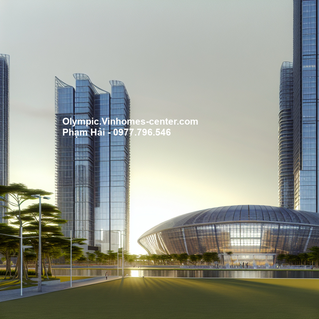 Thiết kế cảnh quan Vinhomes Olympic - hình ảnh minh họa dự án