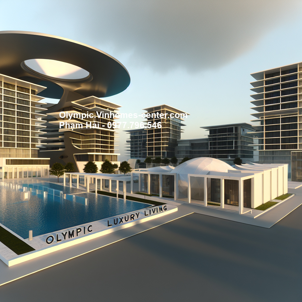 Thiết kế cảnh quan Vinhomes Olympic - hình ảnh minh họa dự án