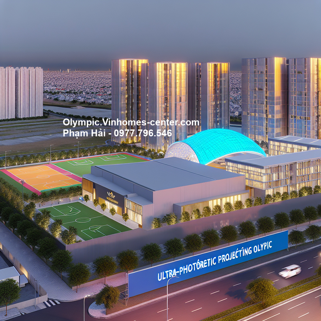 Thiết kế cảnh quan Vinhomes Olympic - hình ảnh minh họa dự án