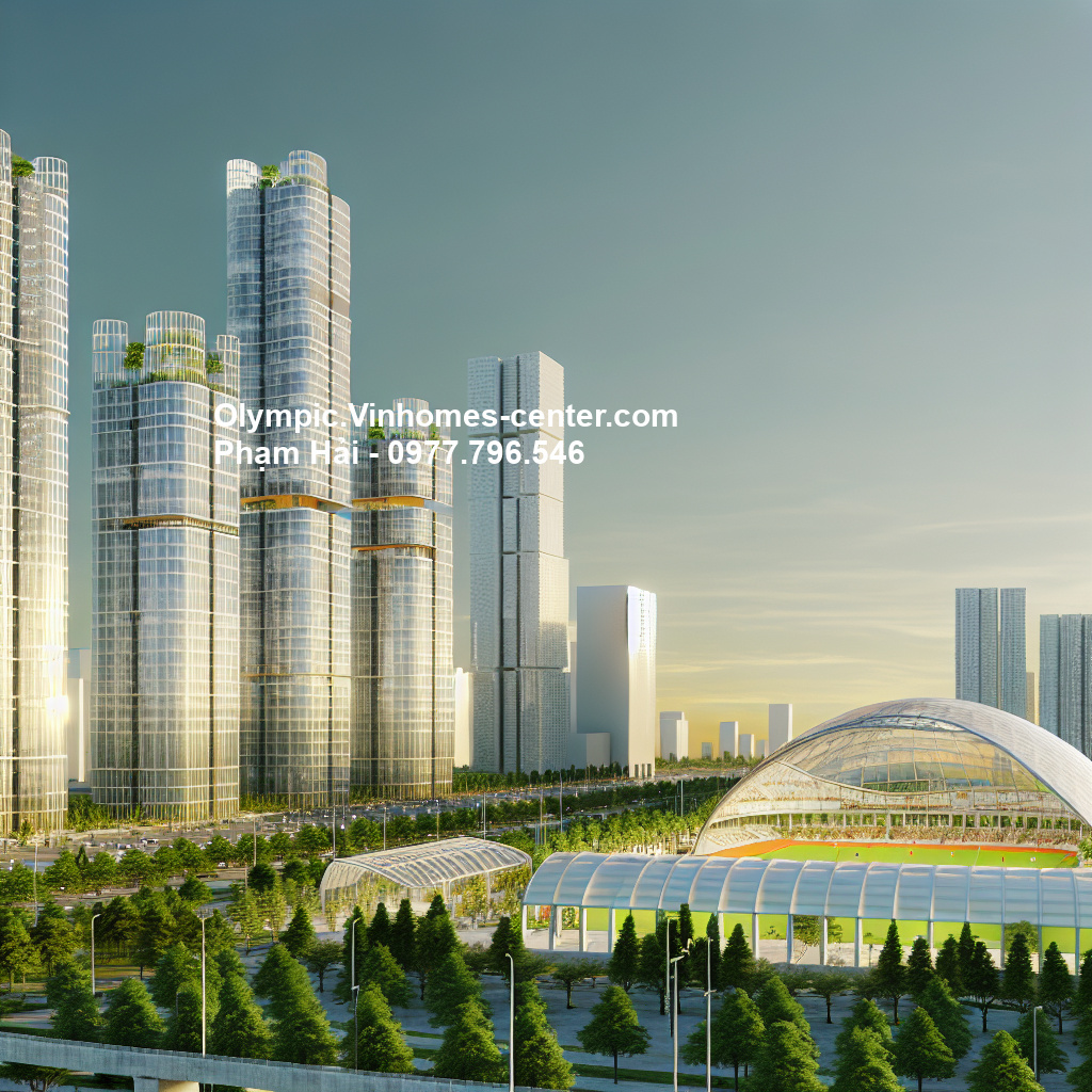 Thiết kế cảnh quan Vinhomes Olympic - hình ảnh minh họa dự án