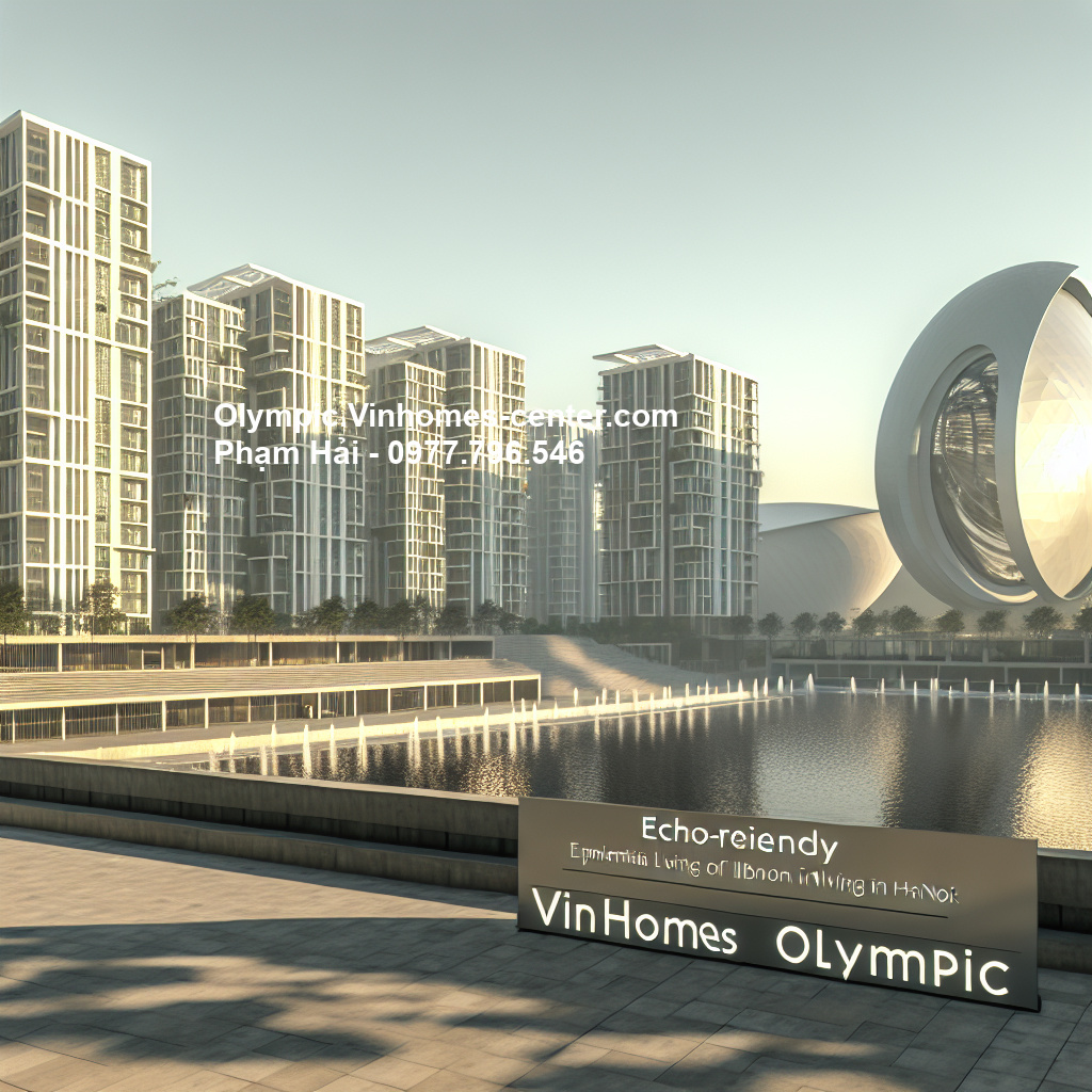 Thiết kế cảnh quan Vinhomes Olympic - hình ảnh minh họa dự án
