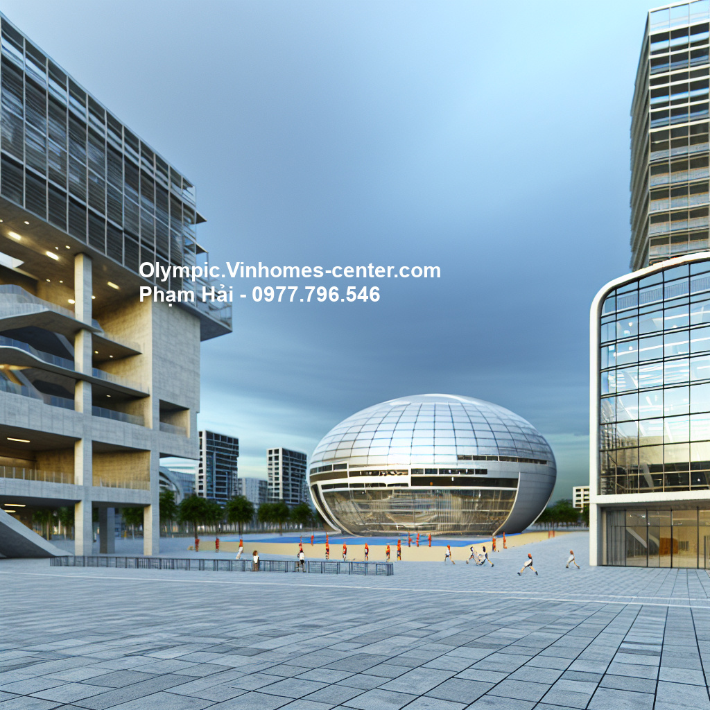 Thiết kế cảnh quan Vinhomes Olympic - hình ảnh minh họa dự án