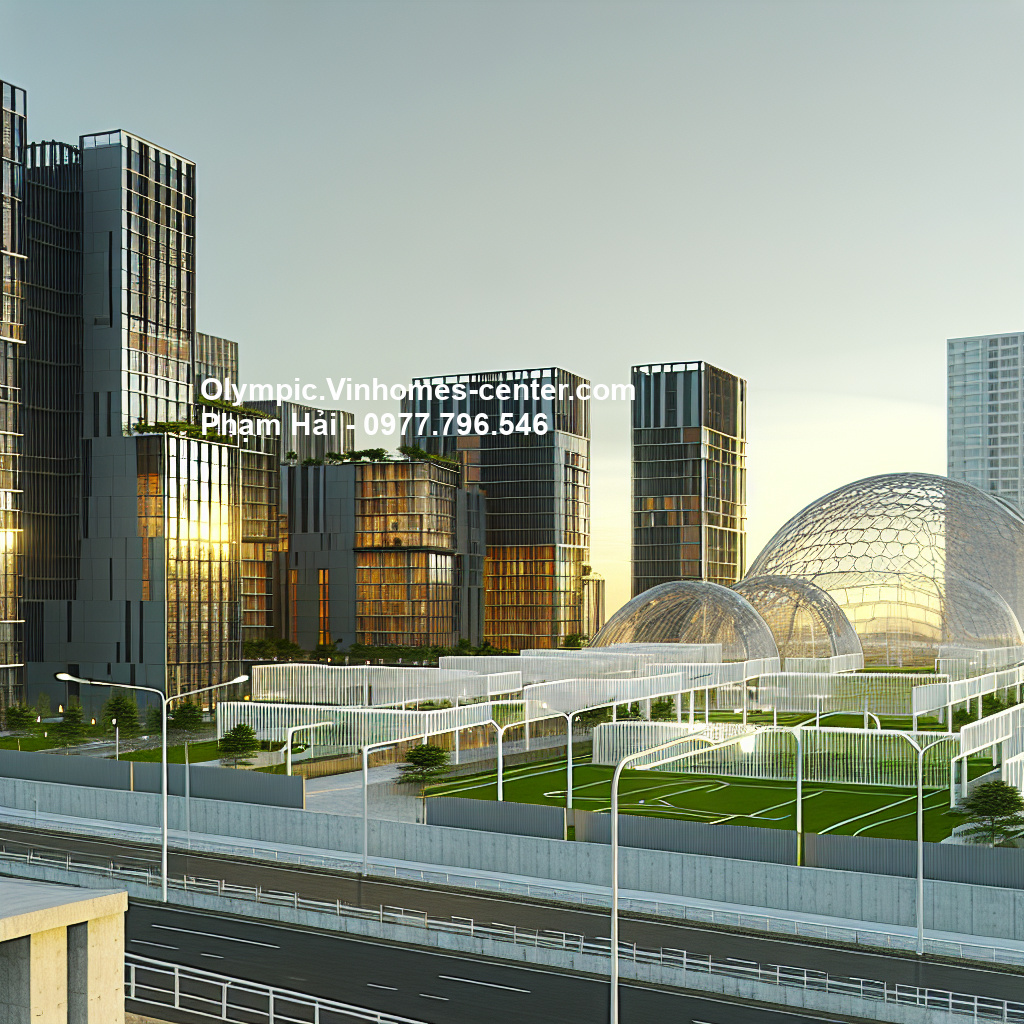 Thiết kế cảnh quan Vinhomes Olympic - hình ảnh minh họa dự án