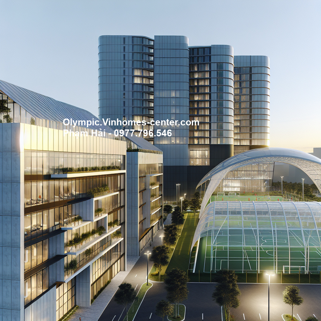 Thiết kế cảnh quan Vinhomes Olympic - hình ảnh minh họa dự án