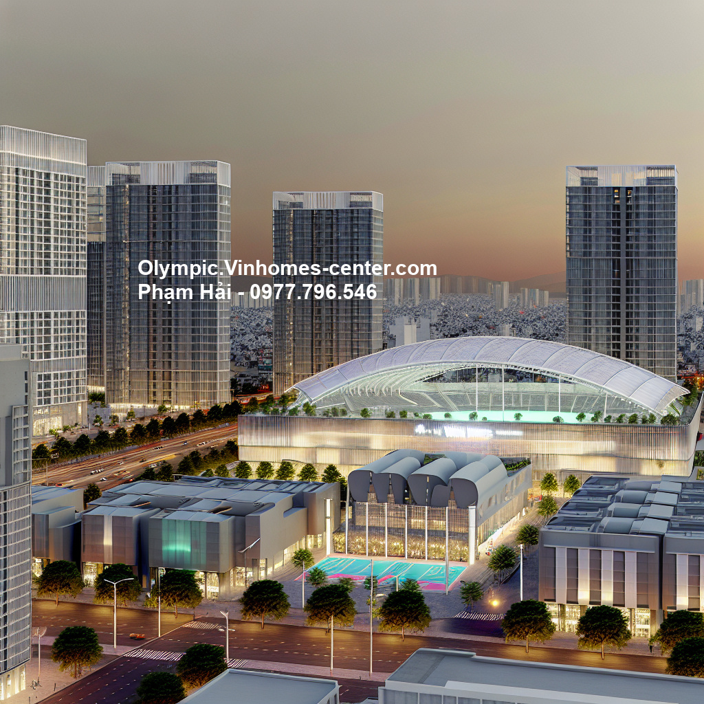 Thiết kế cảnh quan Vinhomes Olympic - hình ảnh minh họa dự án