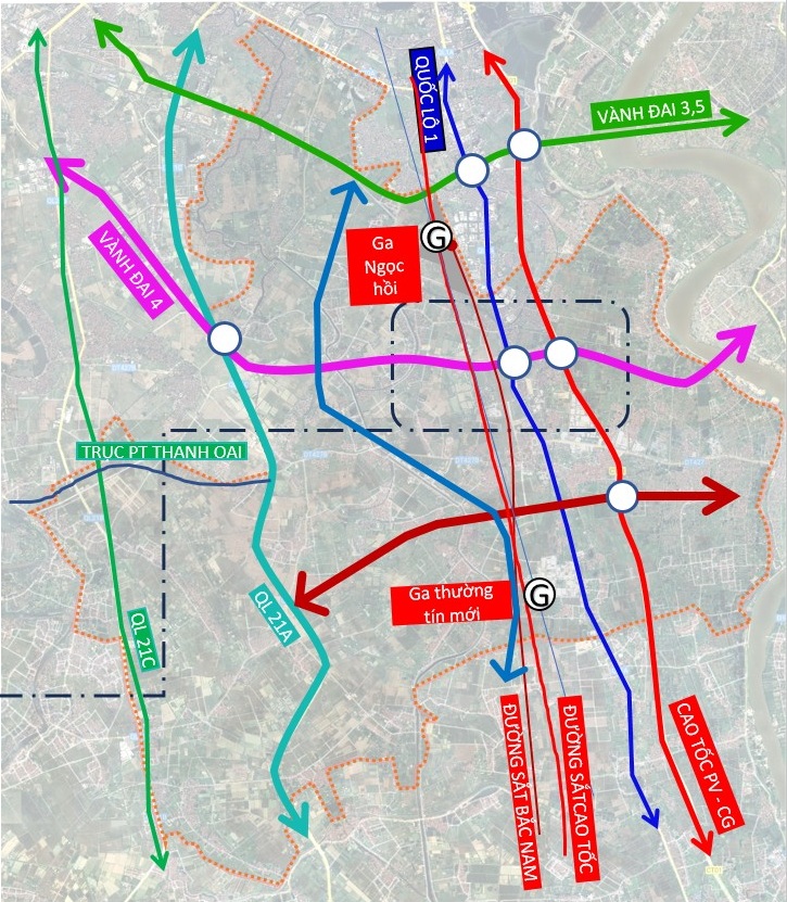 Vị trí Vinhomes Olympic