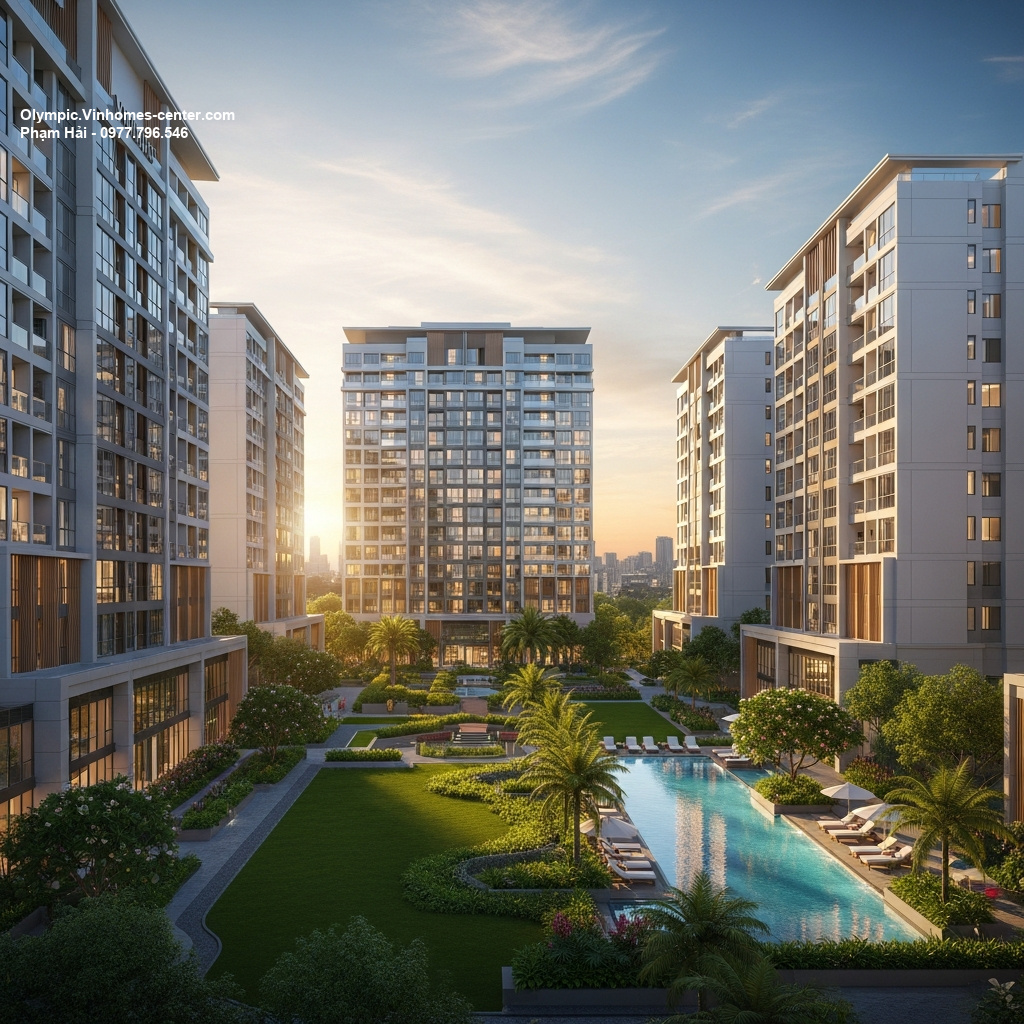 Giá bán Vinhomes Olympic - hình ảnh minh họa dự án