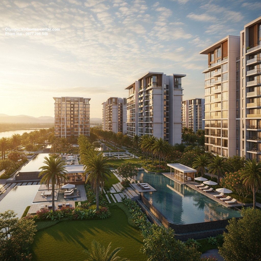 Đô thị xanh Vinhomes Olympic - hình ảnh minh họa dự án