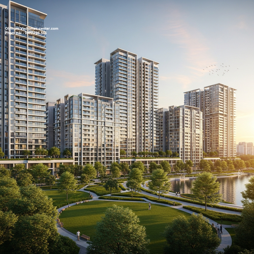 Bản đồ quy hoạch Vinhomes Olympic 1/2000 - hình ảnh minh họa dự án