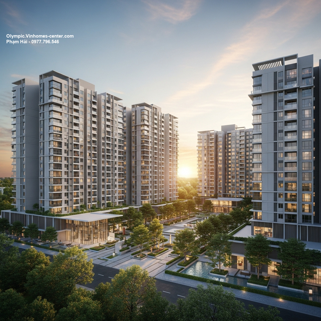 Bảng giá dự kiến Vinhomes Olympic - hình ảnh minh họa dự án