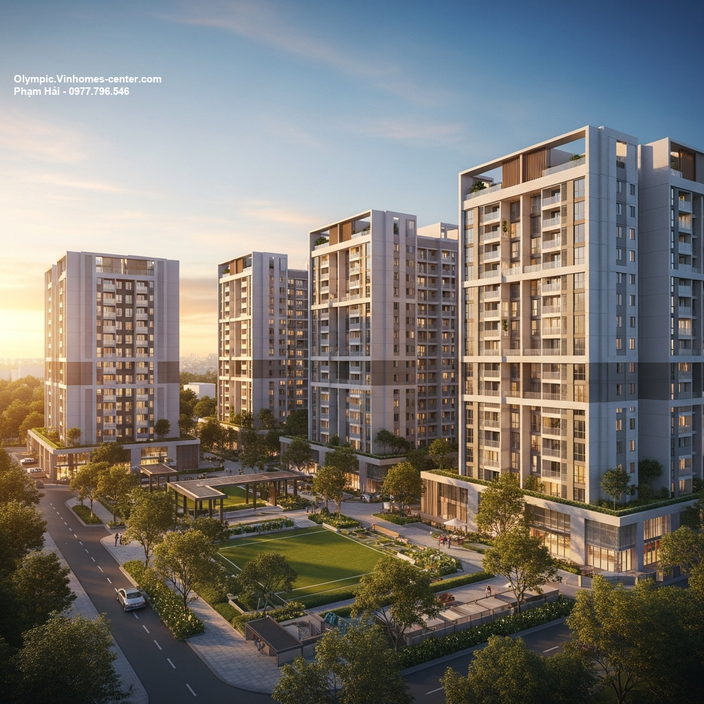 Cho thuê căn hộ Vinhomes Olympic - hình ảnh minh họa dự án