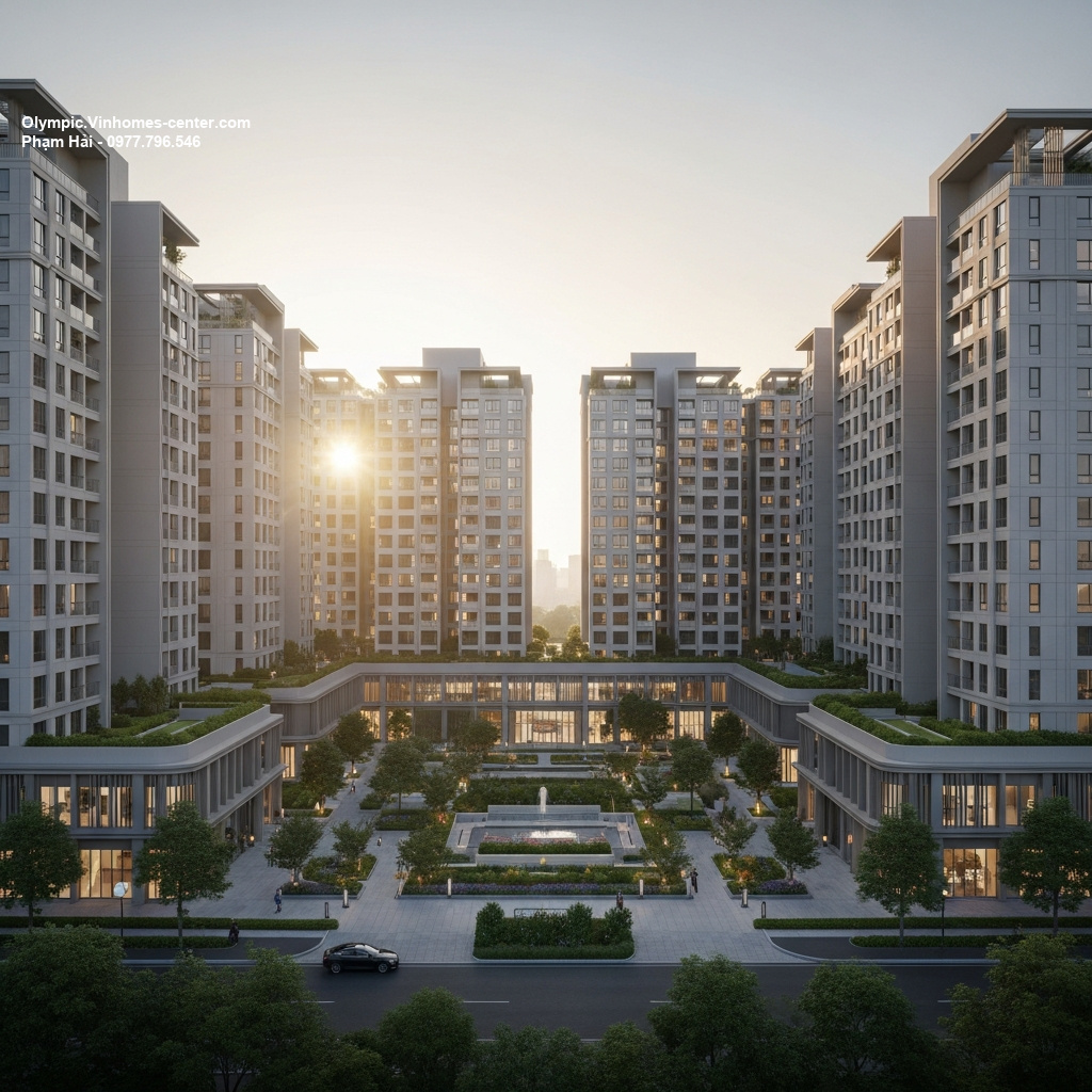 Cho thuê shophouse Vinhomes Olympic - hình ảnh minh họa dự án