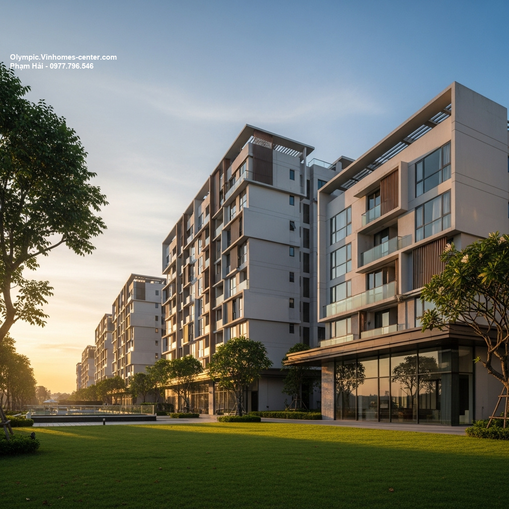 Cung thể thao Aquatic Center Vinhomes Olympic - hình ảnh minh họa dự án