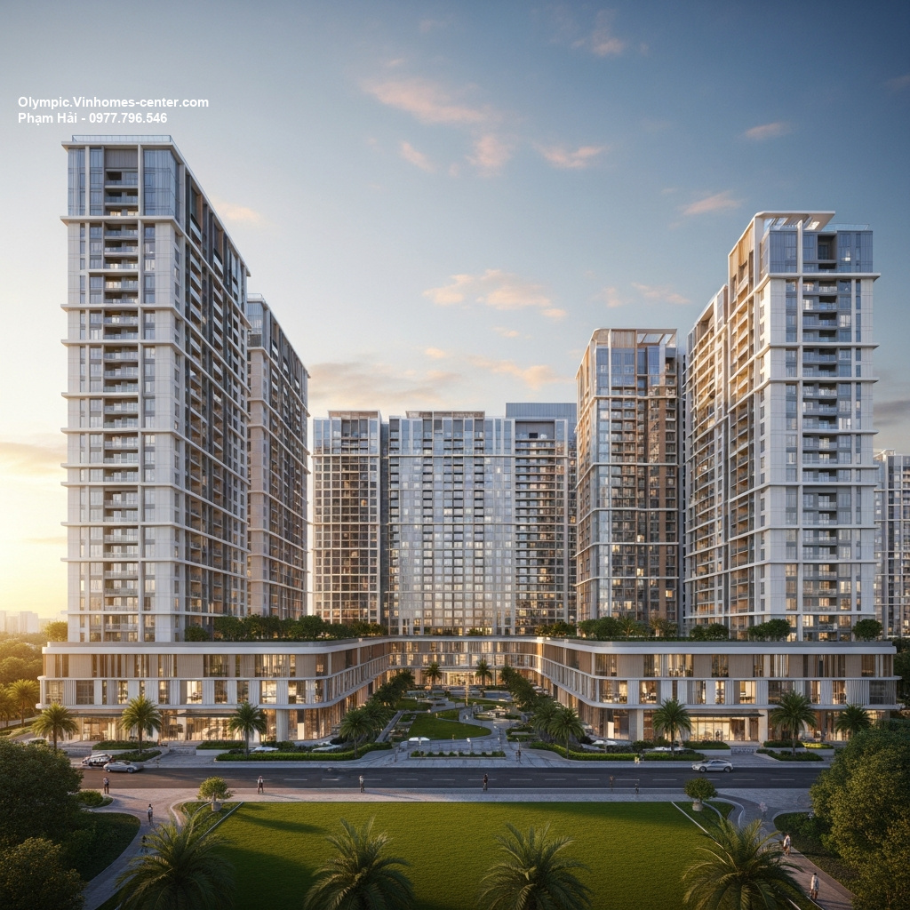 Hạ tầng giao thông Vinhomes Olympic - hình ảnh minh họa dự án