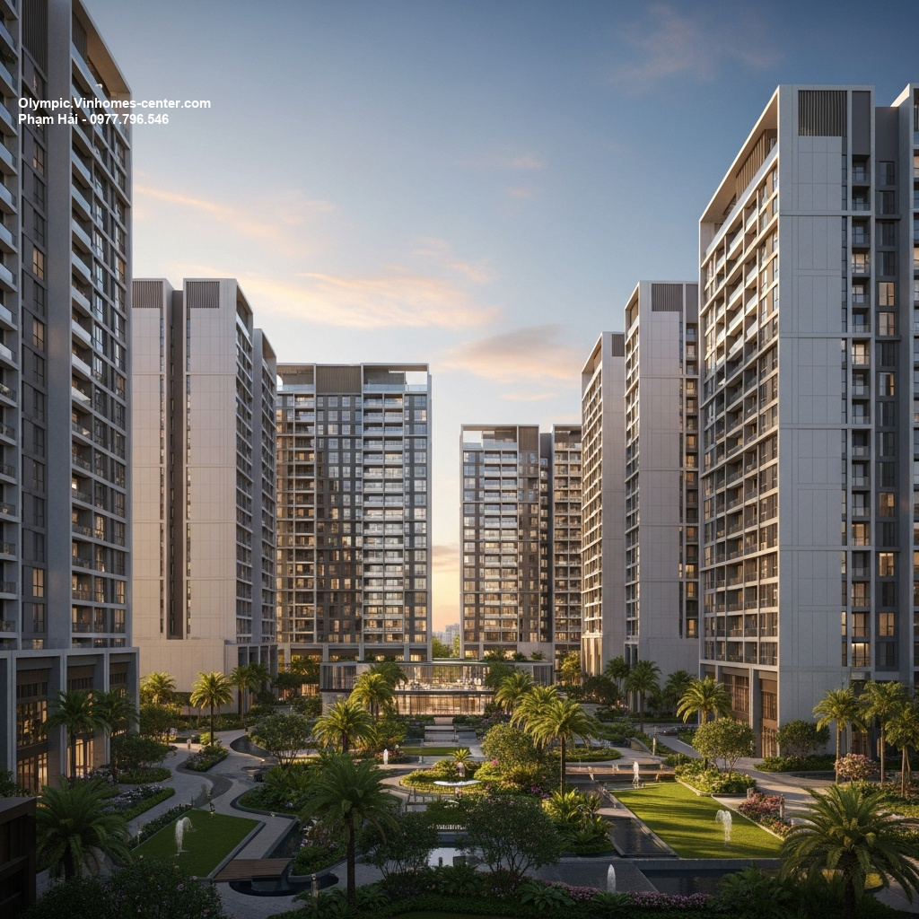 Quy mô Vinhomes Olympic - hình ảnh minh họa dự án