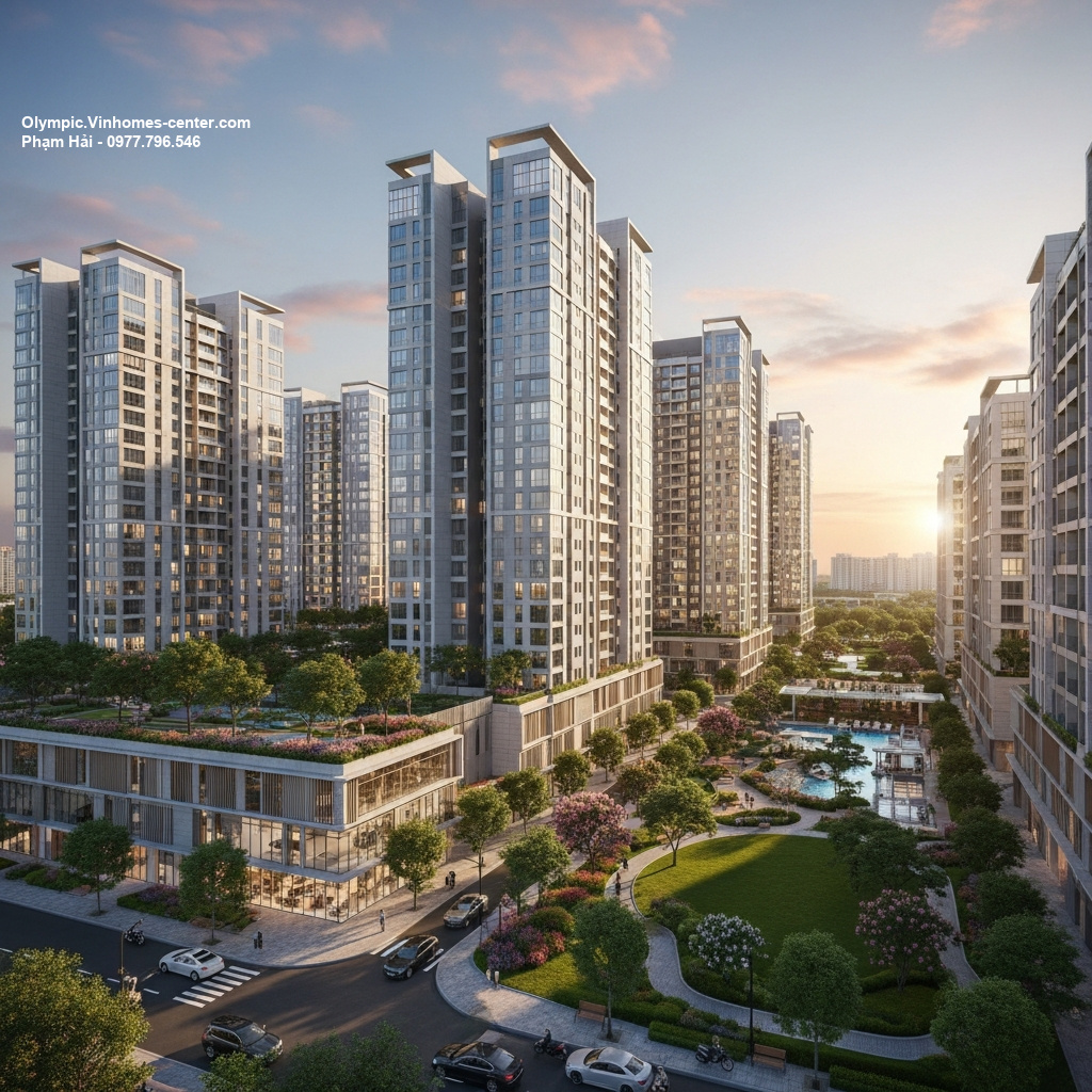 So sánh giá Vinhomes Olympic và Ocean Park - hình ảnh minh họa dự án