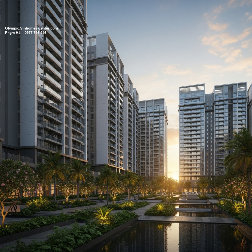 Thế đất sông Hồng Vinhomes Olympic - hình ảnh minh họa dự án